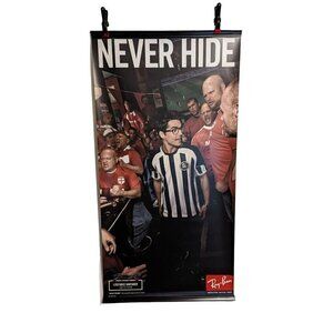 Y2K RayBan Optical Store Front HUGE 28x54" Vinyl Advertisement Poster Banner EXC